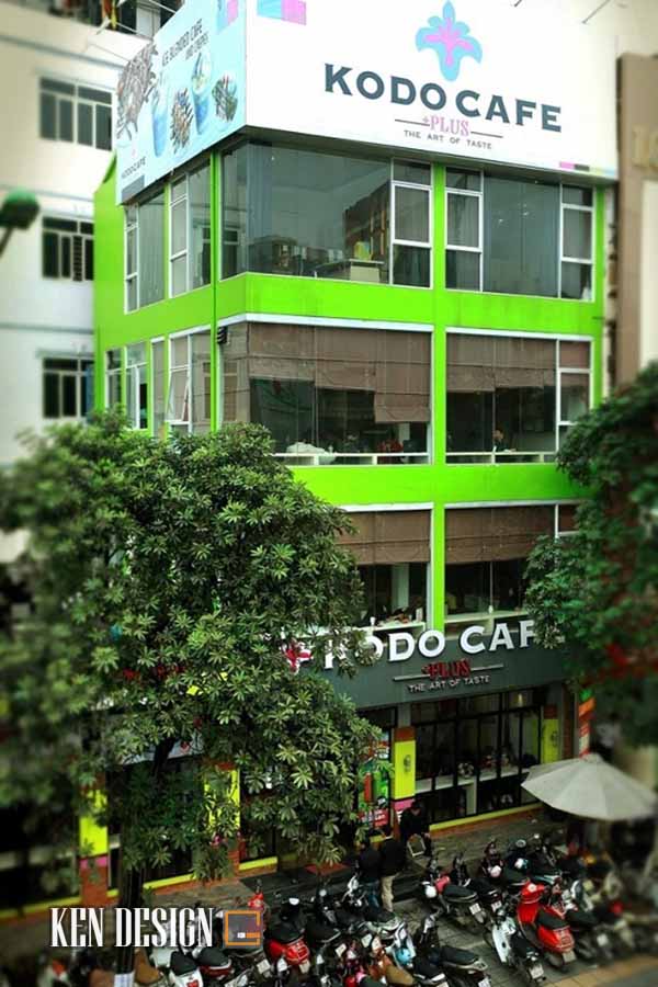 thiết kế quán kodo cafe